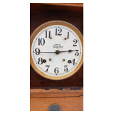 Antique Simplex Oak Employee Punch Clock