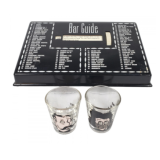 MCM Bar Guide by Glenn Shaw with Roving Eye Shot Glasses