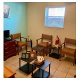 Chairs and tables