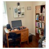Cute oak teachers desk from The Brother Martin School