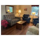 Nice love seat, arm chairs
