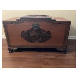 Front of chest