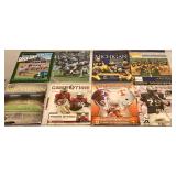 Vintage football programs