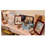 Oriental vases, frames, pottery