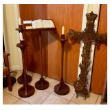 Alter pieces made by Brother Leon At St Stanislaus