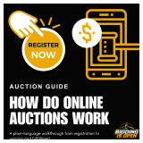 How Do Online Auctions Work - Beginner Guide, Register to Bid, Online Bidding, Auction Tips
