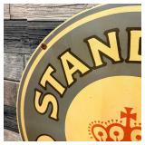 Standard Red Crown Gasoline Sign - Red Crown, Standard Oil, Vintage Style Gas Station Sign