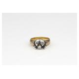 gold skull ring