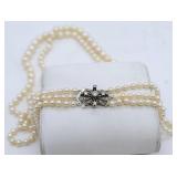 pearls and diamonds