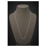 18-Inch Sterling Silver Chain Necklace