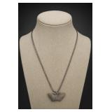 Sterling silver Butterfly Pendant necklace
