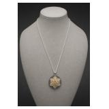 Sterling Silver Snowflake Necklace