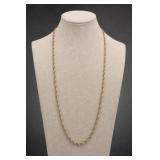 24 in. Sterling Silver Twisted Chain Necklace