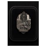 Sterling Silver 4H Brooch
