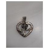 Sterling Silver Heart Pendant