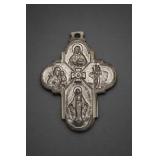 Sterling Silver Catholic Cross Pendant