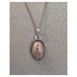Sterling Silver Boulder Opal Necklace