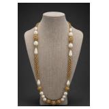 Marked Designed by Gucci Gold-Tone Necklace