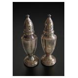 Weighted Sterling Silver Salt & Pepper Shakers