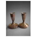 Pair Hamilton Sterling Silver Candlesticks