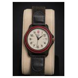 Swiss Army Red Bezel Date Field Watch