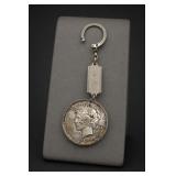 1922 Peace Dollar Coin Keychain