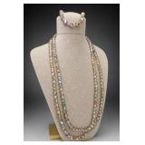 Crystal Necklace & Matched Bracelet