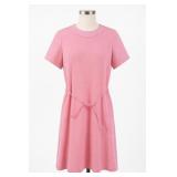 Puritan Forever Young Pink Waffle-Textured Dress
