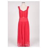 Beau Monde Max Schwartz Maxi Dress Sz 36