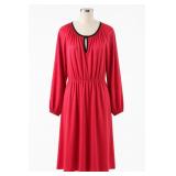 Roaman Long-sleeve dress