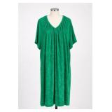 Grace Green Terry Cloth Caftan Dress