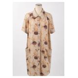 Floral Button-Front Shirt Dress