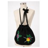 Floral appliqué Handbag