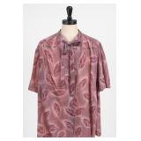 alex colman sportswear Leaf-patterned Blouse