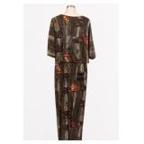 Valsa Floral-patterned Two-piece pantsuit Size 10