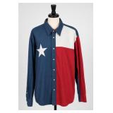 Color-blocked Shirt 100% Cotton Size XL