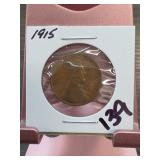 1800 Victoria One Penny Token, Wreath Reverse
