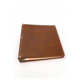 Leather U.S. Postage Stamp Album Collection