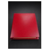 U.S. Postage Stamp Collection In Red Album