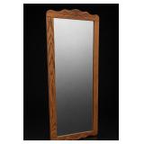 Bassett Carved Floral Wood-Framed Floor Mirror