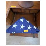 Triangular-Folded American Flag
