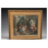1929 1879 French Rococo The Swing Print