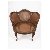 Karpen Carved Cane-Back Armchair 1916-1928