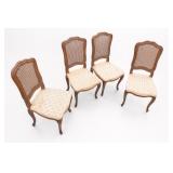Louis XV Style Cane-Back Chair Set