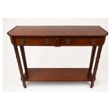 Spanish Two-Drawer Console Table