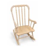Amish Style Whitewashed Rocking Chair