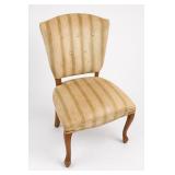 Queen Anne-Style Upholstered Side Chair