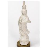 Blanc De Chine Guanyin Table Lamp