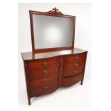 Dixie Wooden Dresser With Mirror
