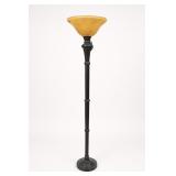 Black Torchiere Floor Lamp